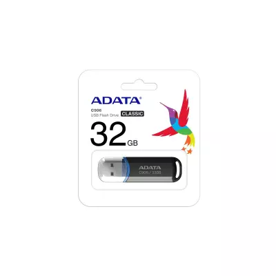 Adata 32GB fekete USB pendrive (AC906-32G-RBK)