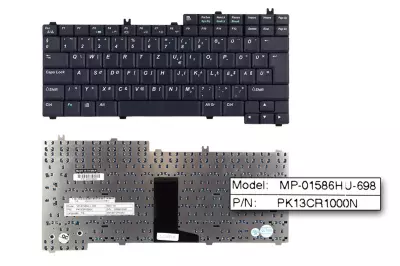 Acer Aspire 1400 gyári új magyar fekete billentyűzet (MP-01586HU-698)