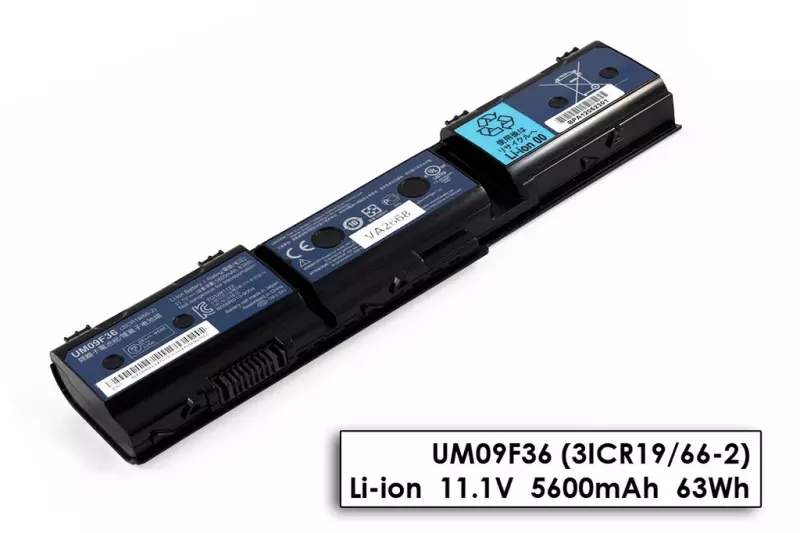 Acer Aspire 1420P, 1425P, 1820PT, 1825PT gyári új 6 cellás akkumulátor (UM09F36)