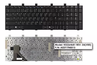 Acer Aspire 1700, 1710 ANGOL fekete laptop billentyűzet (KB.A1506.016)