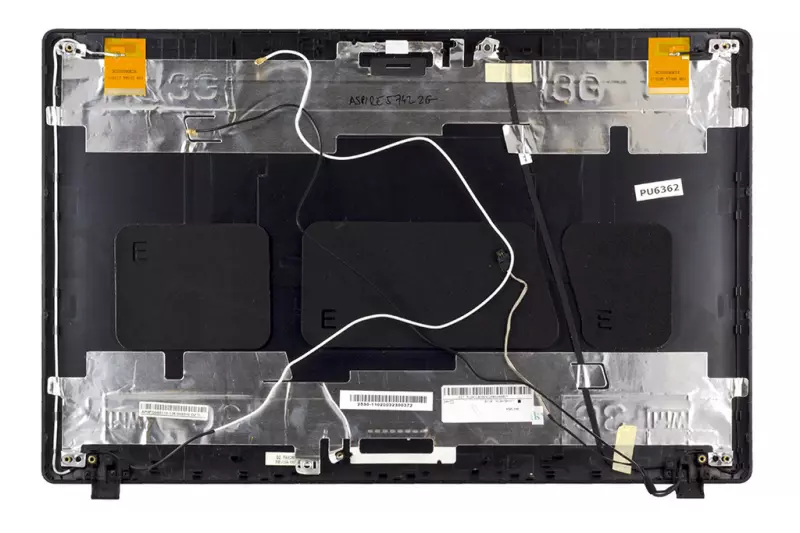Acer Aspire 5742 használt LCD hátlap fekete, LCD back cover black, AP0FO000110