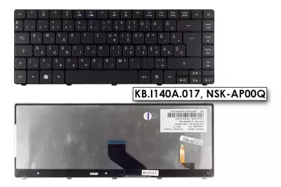 Acer Aspire 5940G fekete magyar laptop billentyűzet