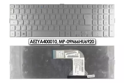 Acer Aspire 5943G ezüst magyar laptop billentyűzet