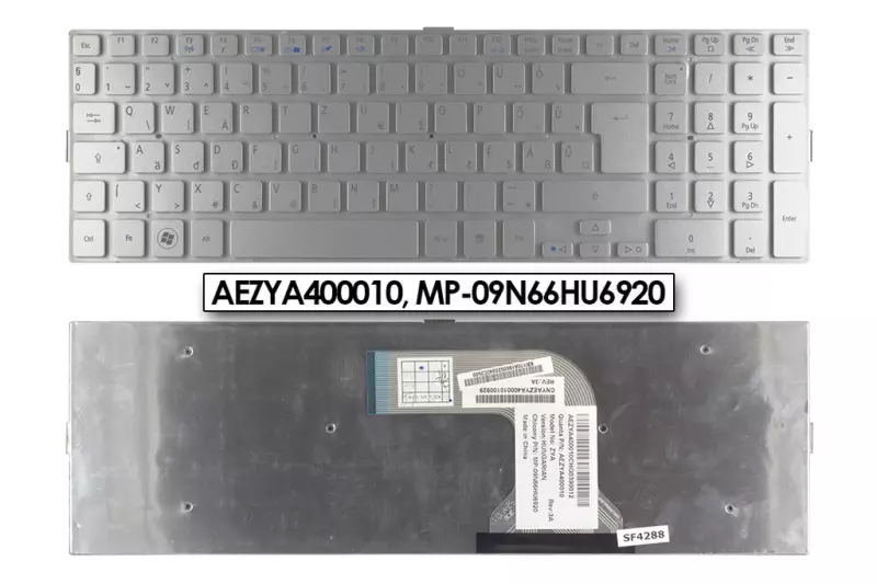 Acer Aspire 8950G ezüst magyar laptop billentyűzet