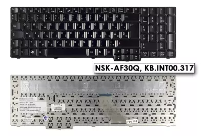 Acer Aspire 6930, 8930G, 9300, 9400 magyar fényes fekete gyári új billentyűzet, KB.INT00.317