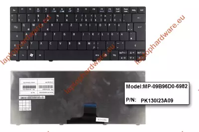 Acer Aspire ONE AO751H fekete német  laptop billentyűzet