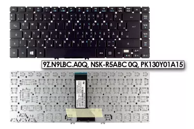 Acer Aspire R7-572 fekete magyar laptop billentyűzet