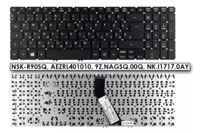 Acer Aspire V7-581P fekete magyar laptop billentyűzet