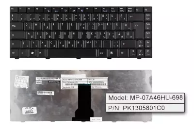 Acer eMachines E720 sorozat fekete magyar laptop billentyűzet