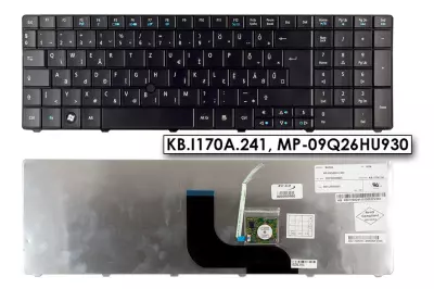Acer Travelmate 6594G MAGYAR fekete laptop billentyűzet, KB.I170A.241