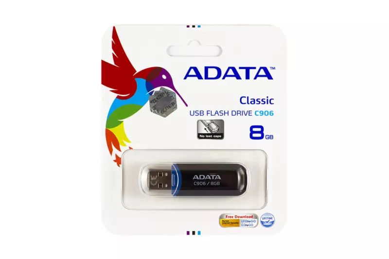ADATA 8GB kék-fekete pendrive (AC906-8G-RBK)