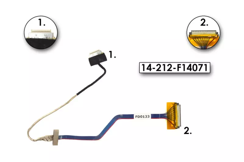 Advent 7096 használt LCD kábel, (14-212-F14071)