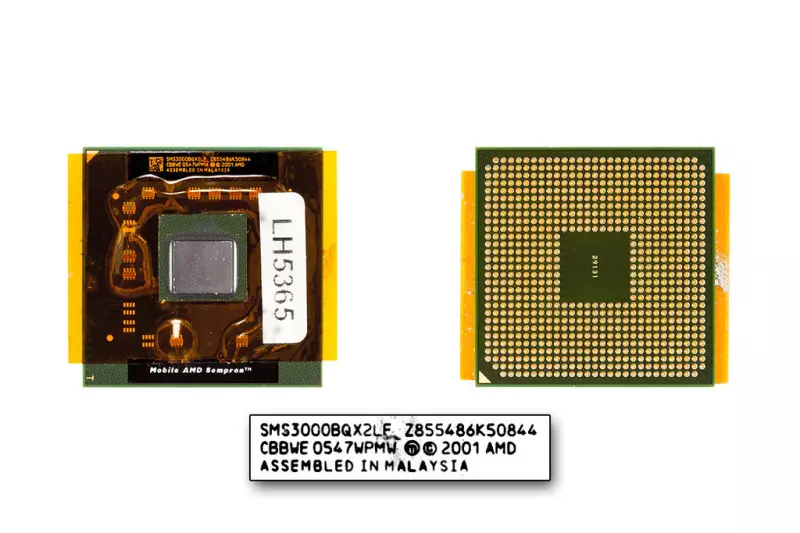 AMD Sempron 3000+ 1800MHz rev. E6 25W használt CPU (SMS3000BQX2LF)