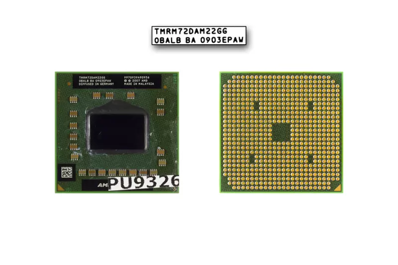 AMD Turion 64 X2 RM-72 2100MHz használt CPU (TDP: 35W) TMRM72DAM22GG