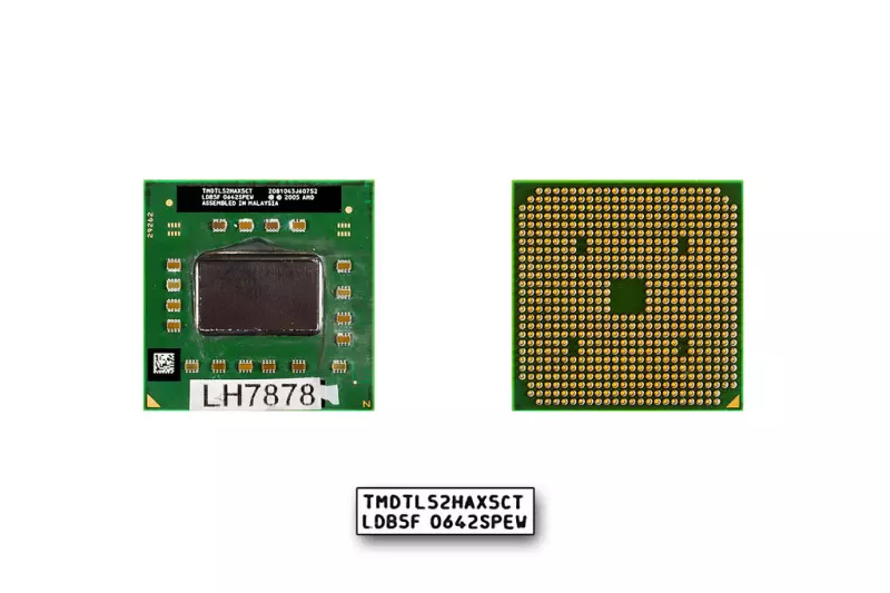 AMD Turion 64 X2 TL-52 1600MHz használt CPU (TMDTL52HAX5CT)