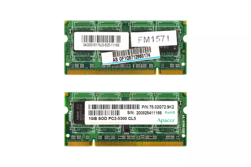 Apacer 1GB DDR2 667MHz gyári új memória Asus 