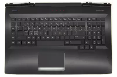 HP Omen 17-AN000, 17-AN100, 17T-000, 17T-100 sorozathoz gyári új fekete belga billentyűzet modul touchpaddal (L14991-A41)