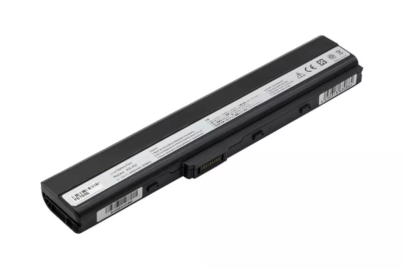 Asus X52 sorozat X52JE laptop akkumulátor, új, gyárival megegyező minőségű helyettesítő, 6 cellás (4400mAh)