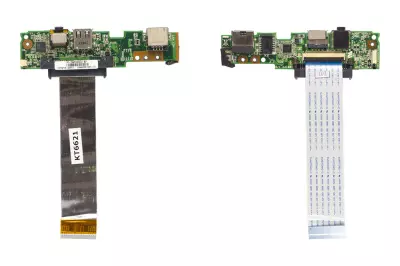 Asus Eee Pc 1001px használt I/O, (LAN, USB, Audió és bekapcsoló) panel, 60-0A2BIO2000-B01