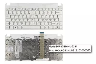 Asus EEEPC Seashell 1015PX fehér magyar laptop billentyűzet