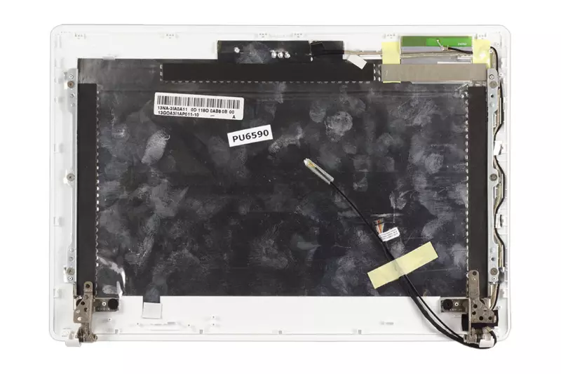 Asus EEEPC X101 gyári új fehér LCD hátlap, zsanérokkal, webkamera kábellel, 13GOA3I1AP011-10