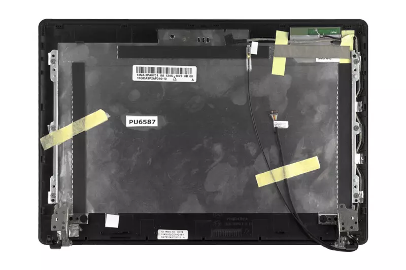 Asus EEEPC X101CH, R11CX gyári új fekete LCD hátlap, zsanérokkal, webkamera kábellel, 13GOA3P2AP010-10