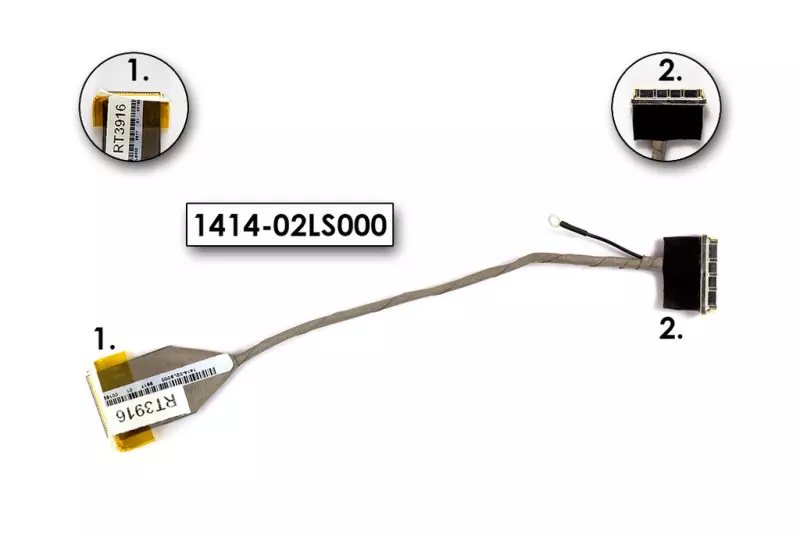 Asus F50SG, N60DP gyári új LCD kábel (HD LED), 1414-02LS000 