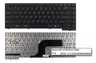 Asus F5 sorozat F5SL fekete US angol laptop billentyűzet