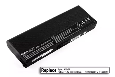 Asus F6 sorozat F6V laptop akkumulátor, új, gyárival megegyező minőségű helyettesítő, 9 cellás (6600mAh - 7800mAh)