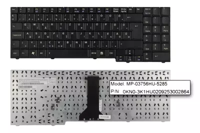 Asus M51 sorozat M51A fekete magyar laptop billentyűzet