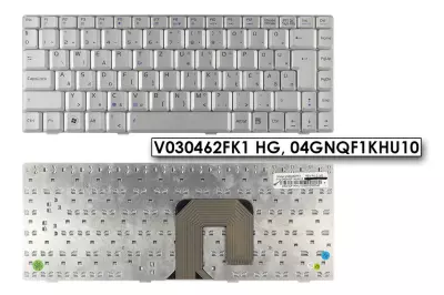 Asus F9 sorozat F9SG ezüst magyar laptop billentyűzet