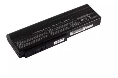 Asus G50 sorozat G50VT laptop akkumulátor, új, gyárival megegyező minőségű helyettesítő, 9 cellás (6600mAh)