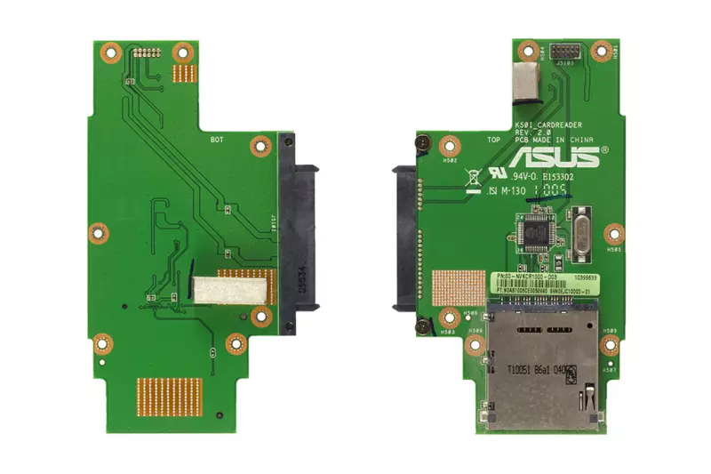 Asus K50IJ, K60 használt SD kártya olvasó panel (60-NVKCR1000-D03)