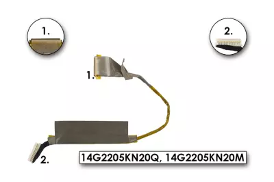 Asus K51AE használt kijelző kábel (14G2205KN20Q)