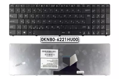 Asus X75 sorozat X75A fekete magyar laptop billentyűzet