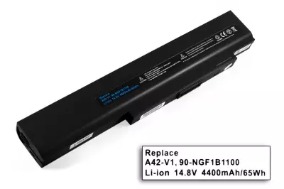 Asus V1 sorozat V1S-1A laptop akkumulátor, új, gyárival megegyező minőségű helyettesítő, 8 cellás (4400mAh)