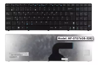 Asus M60 M60VP fekete UK angol laptop billentyűzet