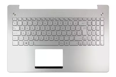 Asus N550 sorozat N550JK ezüst magyar laptop billentyűzet