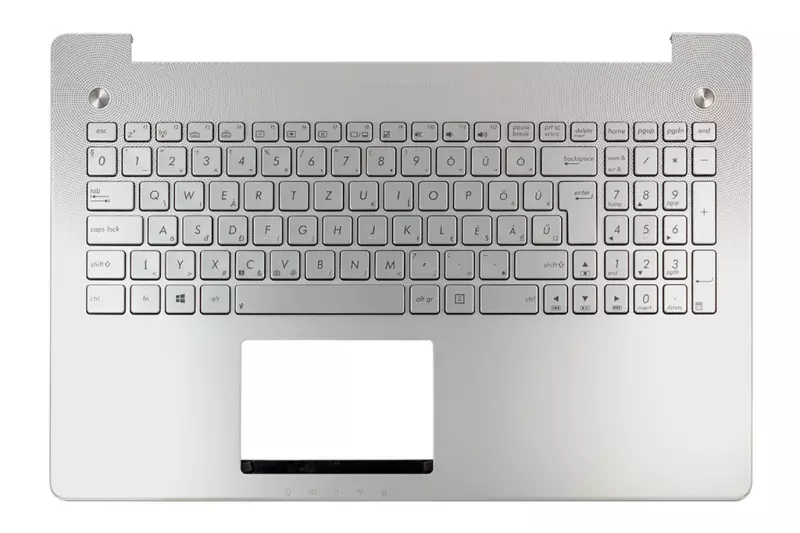 Asus N550 N550JK ezüst magyar laptop billentyűzet
