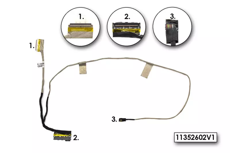 Asus S551LA, S551LB, K551LB használt LCD kábel (14005-00970600, DDXJ9BLC000 3A)