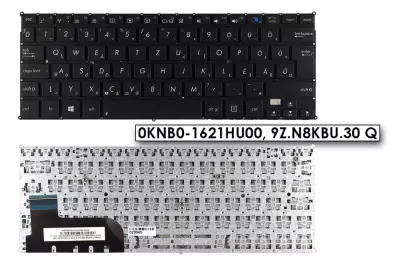Asus Taichi 21 MAGYAR fekete laptop billentyűzet (0KNB0-1621HU00)