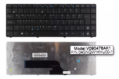 Asus K40 K40IE fekete magyar laptop billentyűzet