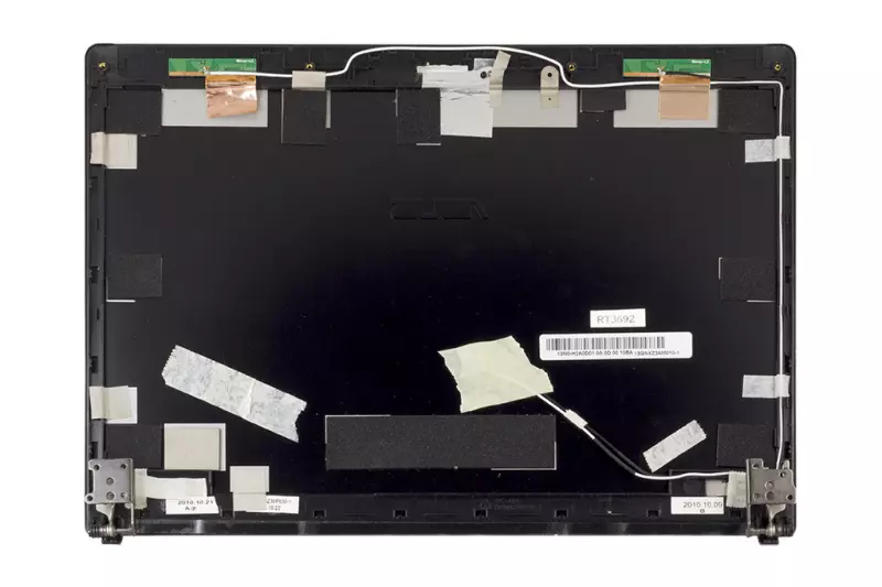 Asus U30JC, U30SD gyári új LCD hátlap WiFi antennával és zsanér párral, fekete, 13GNXZ1AM044-1