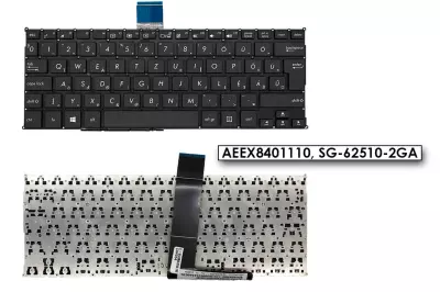 Asus X200CA, X200MA, VivoBook F200CA, F200MA MAGYAR fekete laptop billentyűzet (AEEX8401110, SG-62510-2GA)