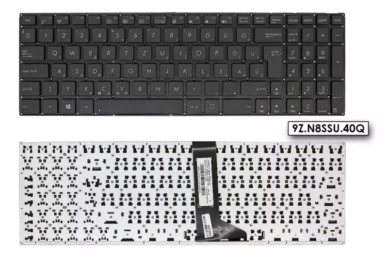Asus X550 sorozat X550WA fekete magyar laptop billentyűzet