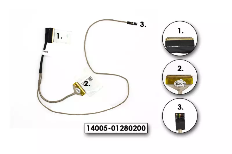 Asus X553MA gyári új LCD kijelző kábel (14005-01280200)