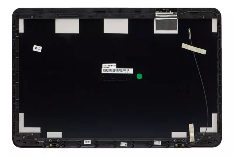 Asus X555LA, X555LB gyári új szálcsiszolt kék LCD kijelző hátlap antennával (90NB0647-R7A010, 13N0-R8A0301)