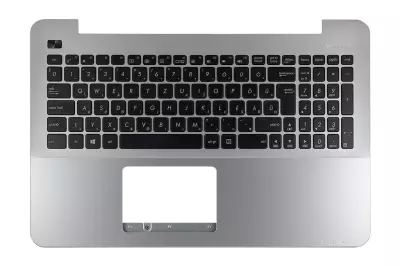 Asus X555LA, X555LD, X555LN MAGYAR ezüst-fekete laptop billentyűzet modul (90NB0621-R31HU0)