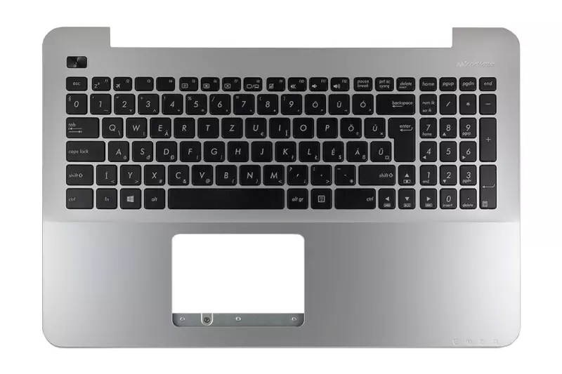 Asus R556 R556LD ezüst-fekete magyar laptop billentyűzet