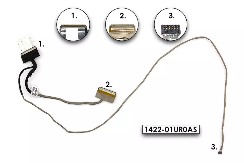 Asus X555LA (X554LA, F555LA), X555LD (R556LD), X555LN (K555LN) használt LCD kábel (LVDS) (14005-01360600) 40 pin